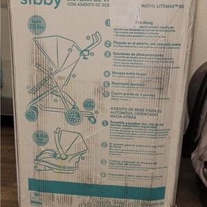 Evenflo Sibby 2-in-1 Travel System. Double Stroller with Toddler Board.